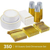 Nalupatio 350 Piece Cutlery Set, Capable Of Accommodating 50 Guests, Disposable Plastic Board, Suitable For Gatherings