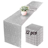 1/6/12Pcs Gold Sequined Table Runner Set, 180/220/300x30Cm, Disposable Party Tablecloth, Sparkly Wedding,Birthday Decoration, Suitable For Bridal Showers And Table Decorations,,Valentine's Day, Home Decor, Room Decor,Bachelorette,Easter,Graduation